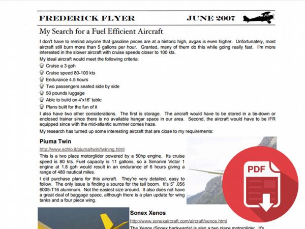 2007 - USA: FREDERICK FLYER - CHAPTER 524 OF EAA - PAGINE 5 E 6