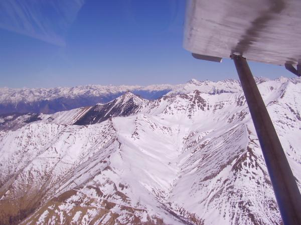 Frank Metzger over Iseo lake and Alps